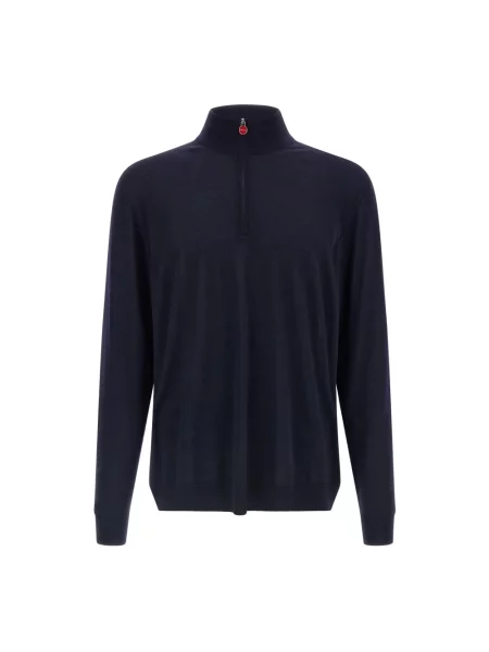 Sweter Kiton wełniany niebieski