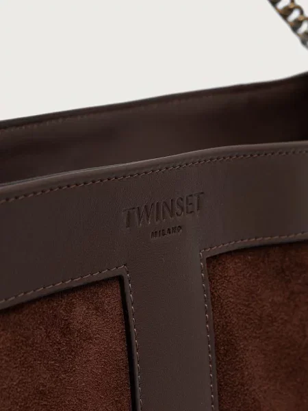 Shopper táska Twinset barna