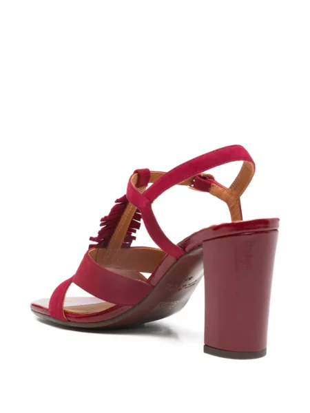 Sandale Chie Mihara din piele de căprioară roșu