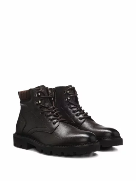 Botine Hugo din piele maro