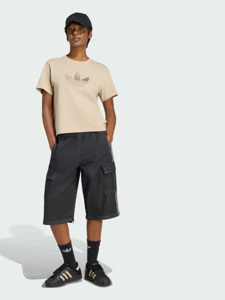 Футболка Adidas бежевая