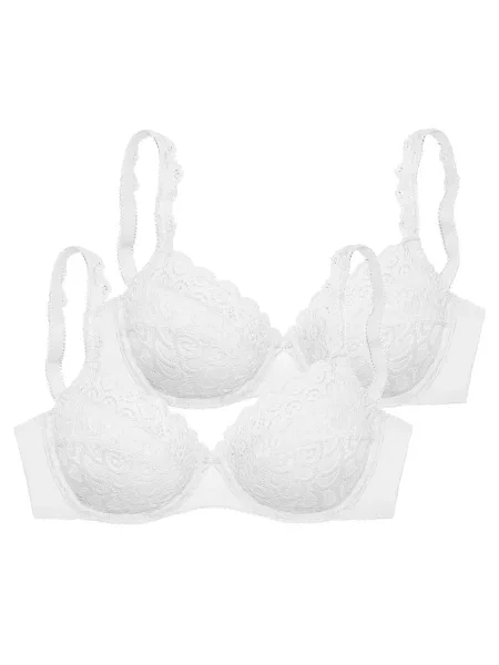 PETITE FLEUR Sutien alb