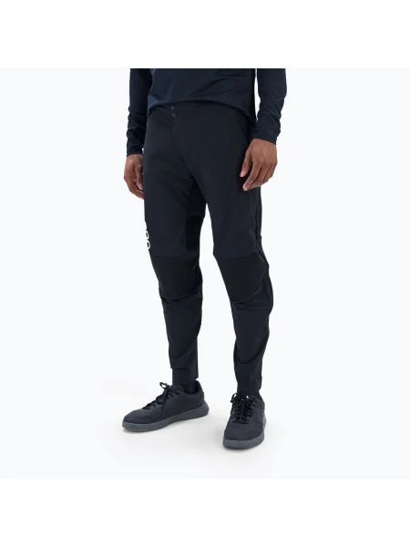 Pantaloni de ciclism pentru bărbați POC Resistance Pro DH uranium black negru