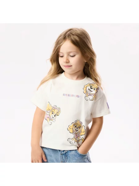 Reserved Tričko Paw Patrol krémová