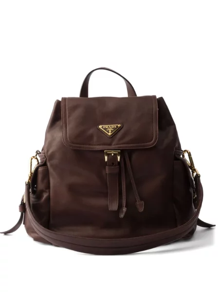 Rucsac Prada din piele maro
