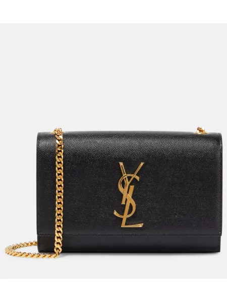 Geanta de piele Saint Laurent din piele negru