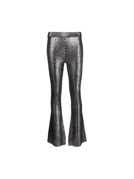 Spodnie Paco Rabanne dzwony czarne