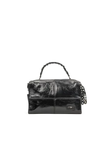 Сумка шкіряна Estro чорна