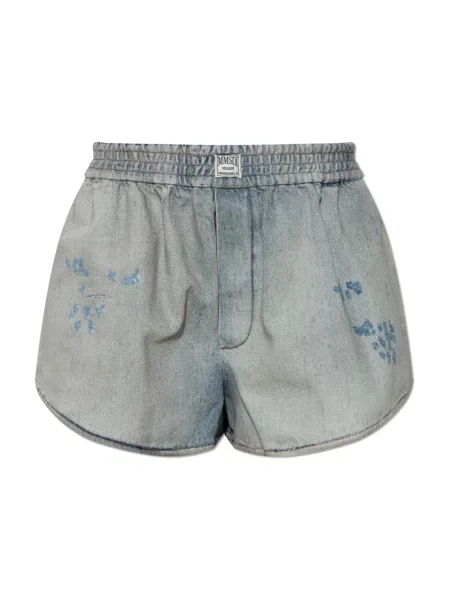 Szorty jeansowe Mm6 Maison Margiela szare