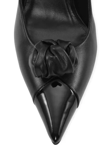 Pantofi cu toc Rotate Birger Christensen din piele negru