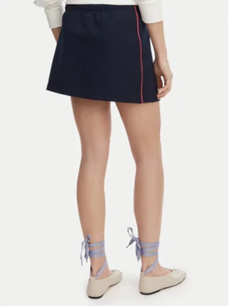 Tommy Jeans Miniszoknya Badge Sötétkék