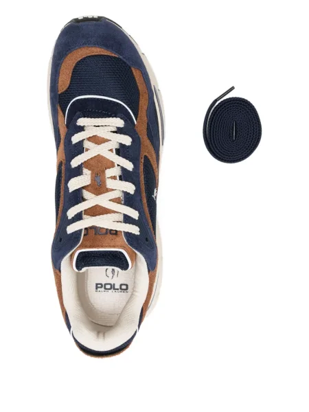 Маратонки Polo Ralph Lauren с десен рибена кост синьо