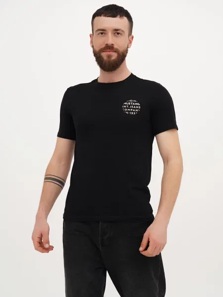 Футболка Mustang Jeans Austin чорний