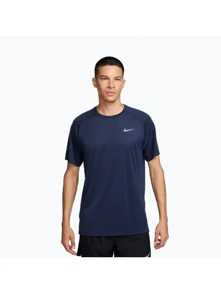 Tricou de alergare pentru bărbați Nike Stride ADV midnight navy albastru închis