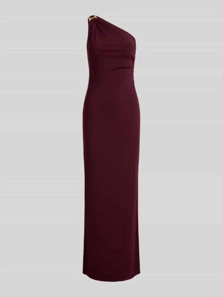 Obcisła sukienka wieczorowa z krojem na jedno ramię Lauren Ralph Lauren