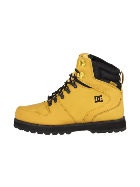 Botki Dc Shoes skórzane żółte