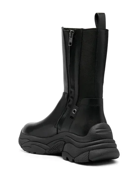Botine Ash din piele negru