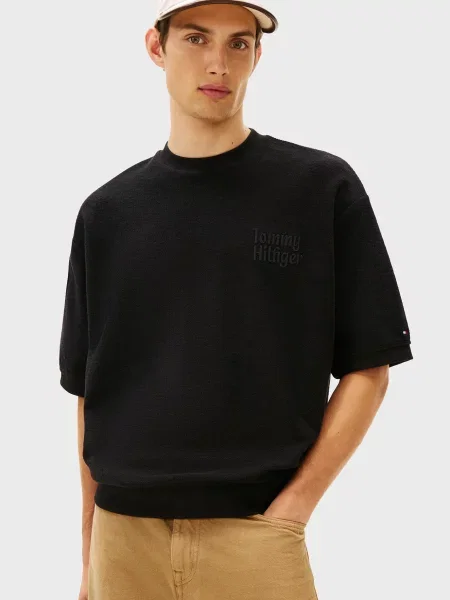 Махрова футболка Tommy Hilfiger чорна