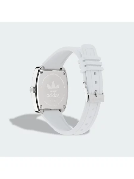 ADIDAS ORIGINALS Analogové hodinky Retro Wave One světle šedá bílá