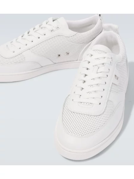Kožené tenisky Christian Louboutin biela
