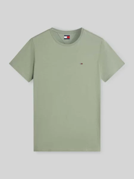T-shirt o kroju regular fit z czystej bawełny Tommy Jeans