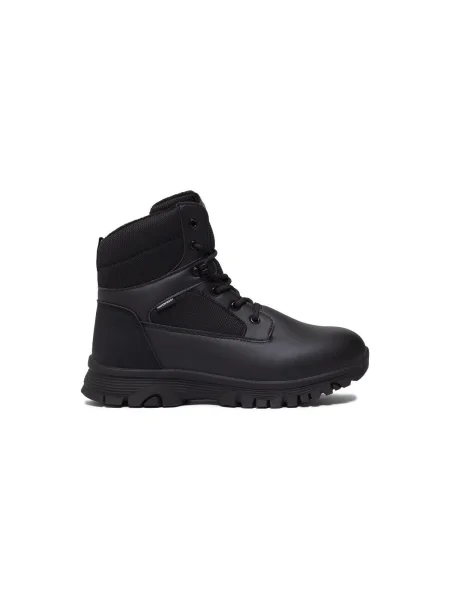 Pantofi Calvin Klein Jeans cu șireturi din dantelă negru