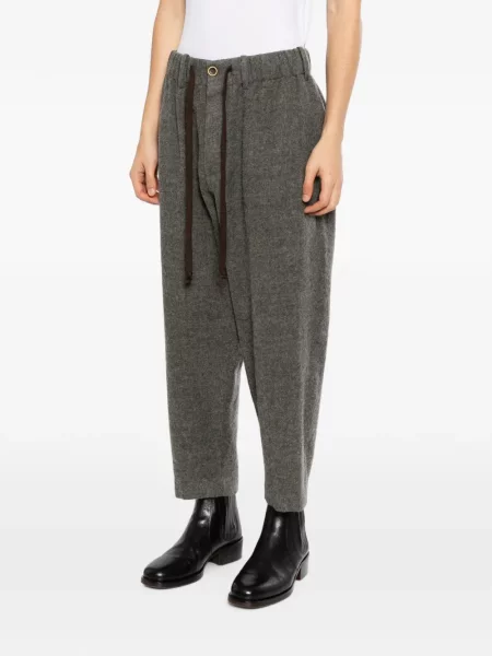 Pantaloni Uma Wang cu cordon gri