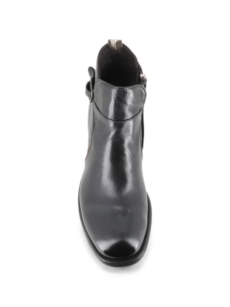 Botine Officine Creative cu cataramă maro