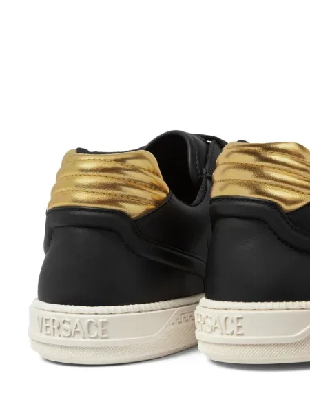 Маратонки Versace с връзки с дантела черно