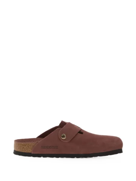 Papuci tip mules Birkenstock cu cataramă roz