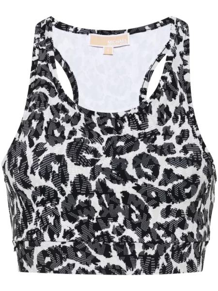 Sutien Michael Michael Kors cu imagine cu model leopard negru