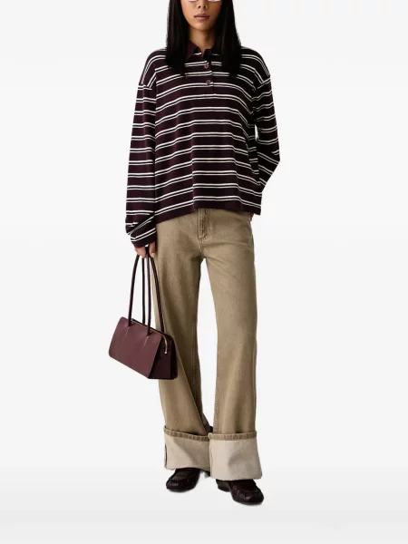 Lung tricou polo Marc O'polo roșu