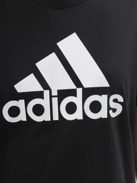 Adidas Essentials Logo Sportswear Футболка Без підкладки чорний