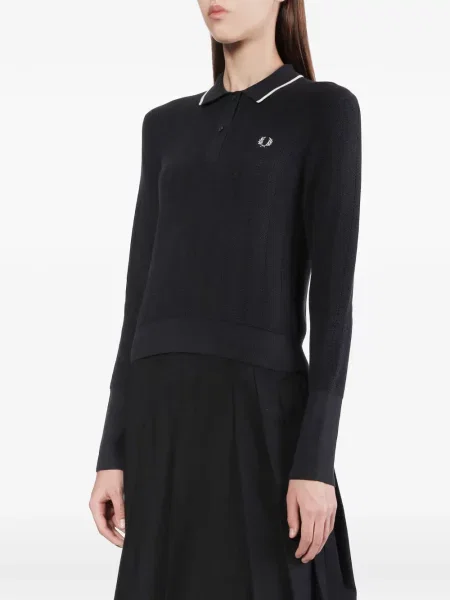 Lung top Fred Perry tricotate albastru