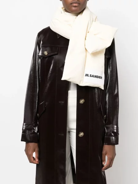 Raštuotas šalikas Jil Sander izoliuoti