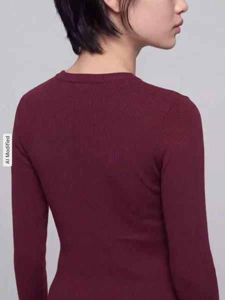 Bluzka z długim rękawem z krótką listwą guzikową S.oliver Red Label