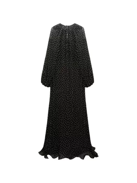 Lung rochie maxi Dorothee Schumacher cu buline negru