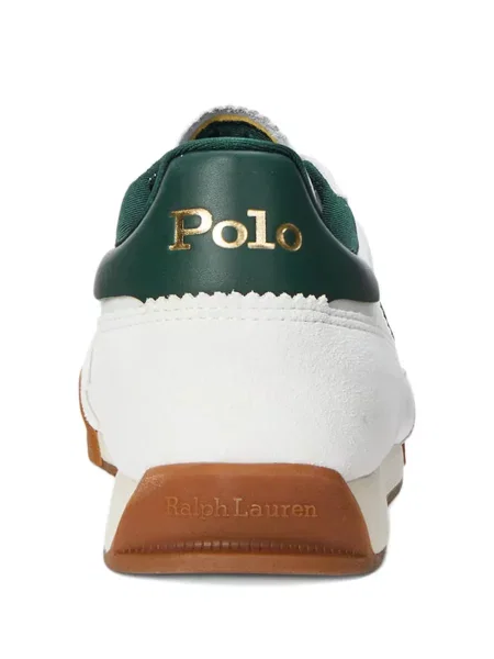 Semišové boxerky Polo Ralph Lauren s kapucí s přezkou bílé
