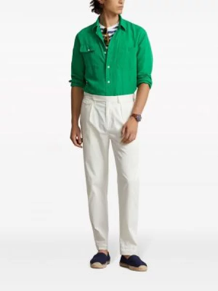 Hlače Polo Ralph Lauren s vezom s cvjetnim printom s vezicama plava