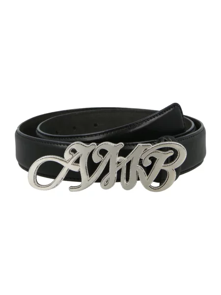 AMBUSH Curea CURSIVE' negru