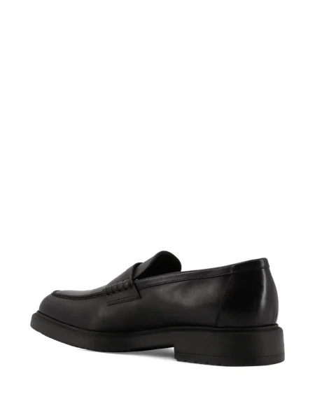 Pantofi loafer Doucal's fără toc negru