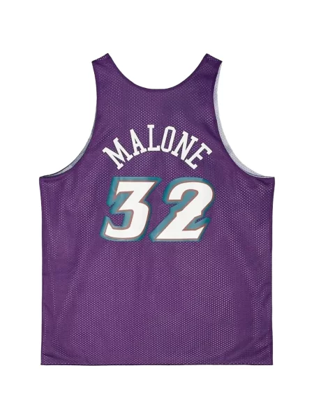 Reversibil cămașă Mitchell & Ness plasă violet