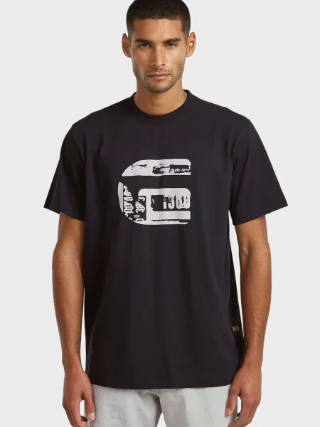 Футболка G-star Raw чорна