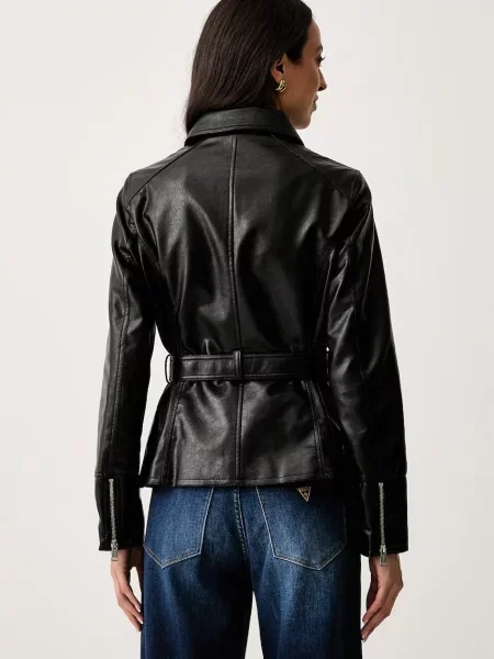 Кожаная куртка Guess
