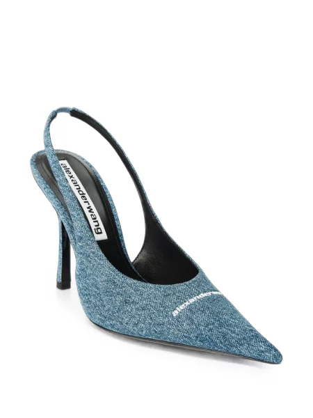 Pantofi cu toc Alexander Wang slingback albastru