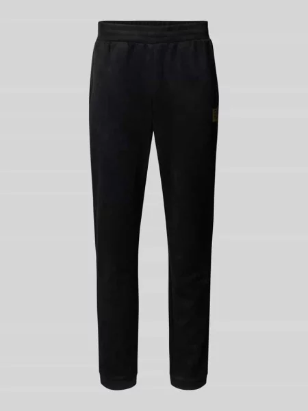 Spodnie dresowe z detalem z logo Ea7 Emporio Armani czarny