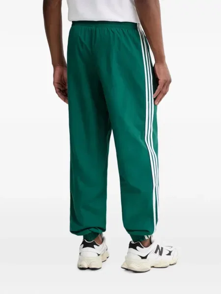 Τρέξιμο παντελόνι Adidas από διχτυωτό slip-on μαύρο