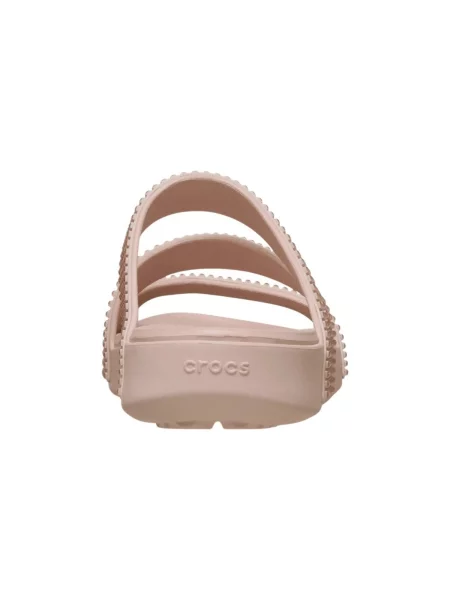 Pántos félcipő Crocs bézs