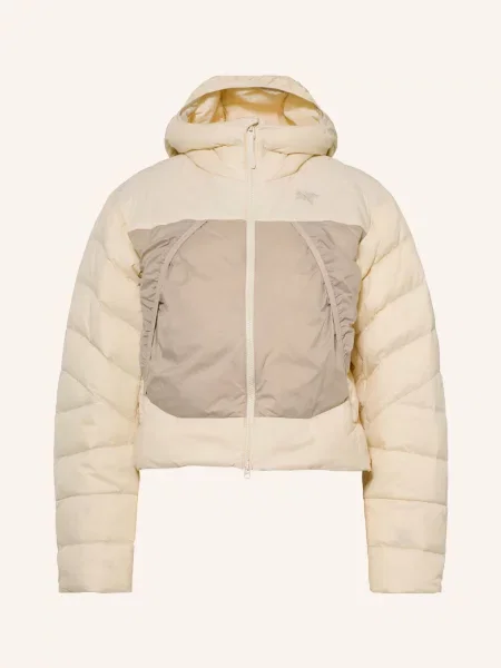 Arc'teryx Lehká Péřová Bunda Omineca / béžová bílá
