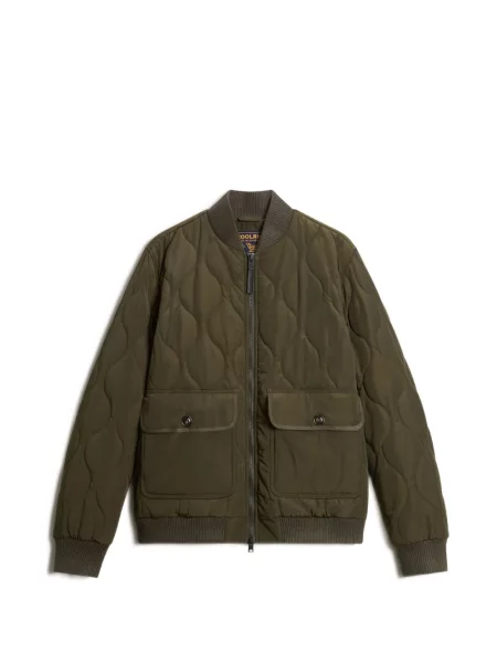 Matlasat geacă Woolrich verde